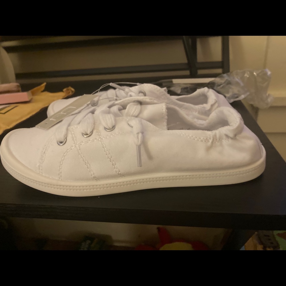 White sneakers